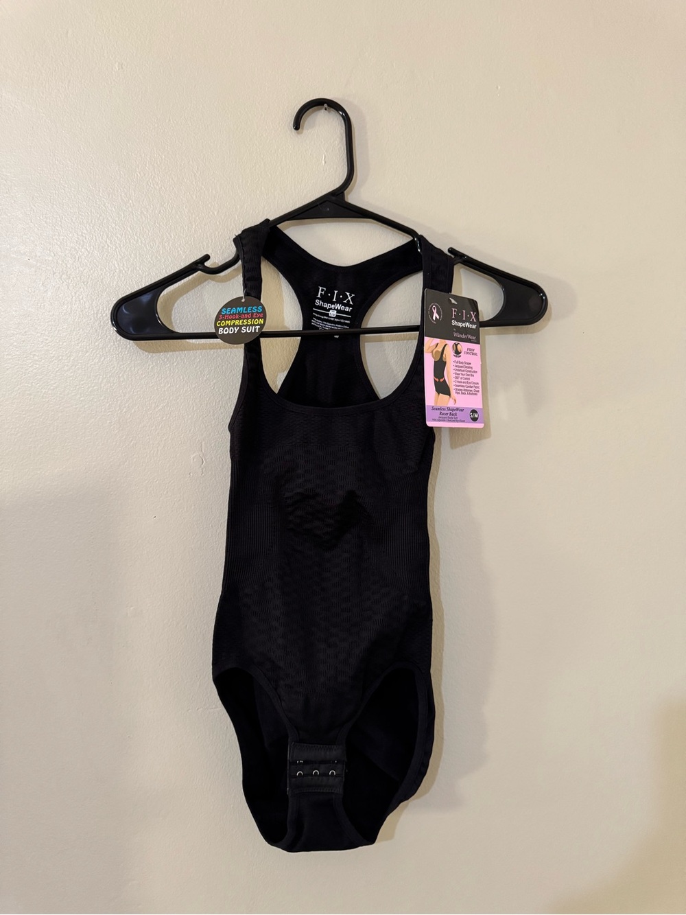 Marshalls Black Seamless Shaping Bodysuit - Racerback